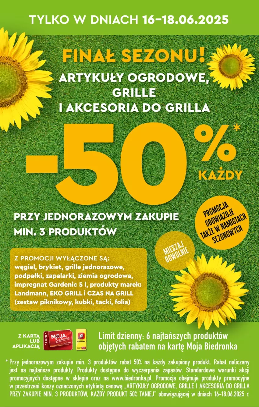 Gazetka promocyjna Biedronka - Okazje Tygodnia - ważna 14.06 do 28.06.2025 - strona 3 - produkty: Grill, Kosz