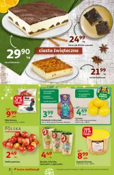 Gazetka promocyjna Auchan - Magia stołu wigilijnego Supermarkety - Gazetka - ważna od 24.12 do 24.12.2021 - strona 2 - produkty: Mak mielony, Sok, Ser, Pietruszka, Kolendra, Cytryny, Pomarańcze, Bazyl, Deser, Bazylia, Jabłka