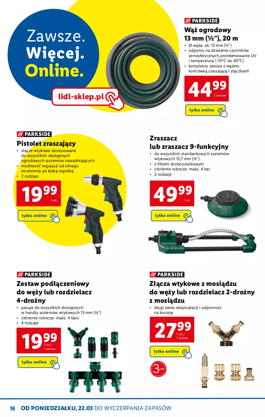 Gazetka promocyjna Lidl - KATALOG SKLEPU ONLINE - ważna 01.03 do 31.03.2021 - strona 16 - produkty: Pistolet, Por, Rum