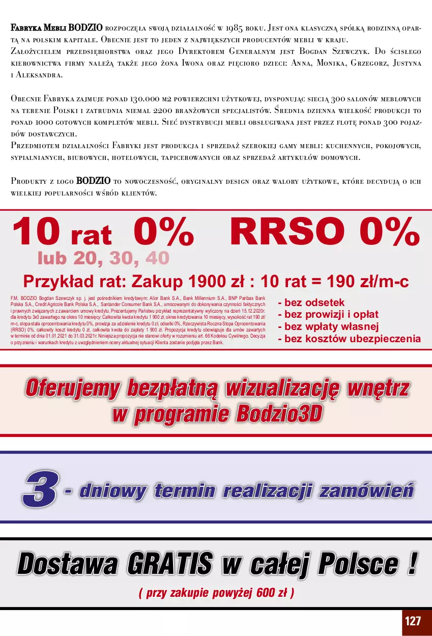 Gazetka promocyjna Bodzio - ważna 01.01 do 31.03.2021 - strona 127 - produkty: Biuro, Dzieci, Fa, Gin, Gra, Kosz, Piec, Pojazd, Sok, Sypialnia, Top