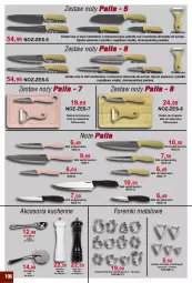 Gazetka promocyjna Bodzio - Gazetka - ważna od 31.03 do 31.03.2021 - strona 106 - produkty: Piec, Ser, Noż, Nóż uniwersalny, Młynek, Deska do krojenia, Pieprz, Obieraczka, Nóż szefa kuchni, Foremki, Fa