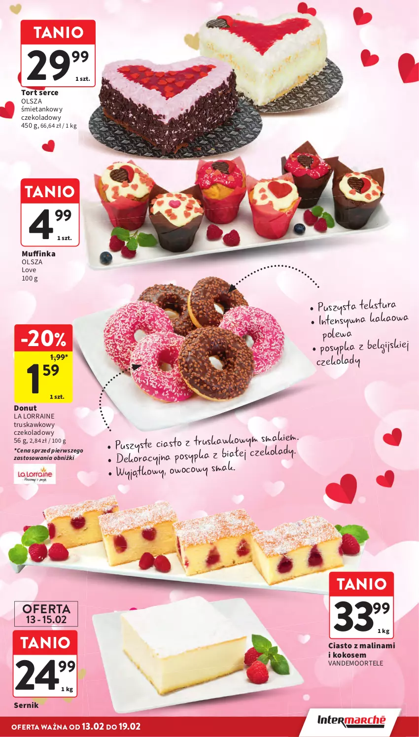 Gazetka promocyjna Intermarche - Gazetka promocyjna - ważna 13.02 do 19.02.2025 - strona 9 - produkty: Donut, Inka, Kakao, Kokos, LG, Ser