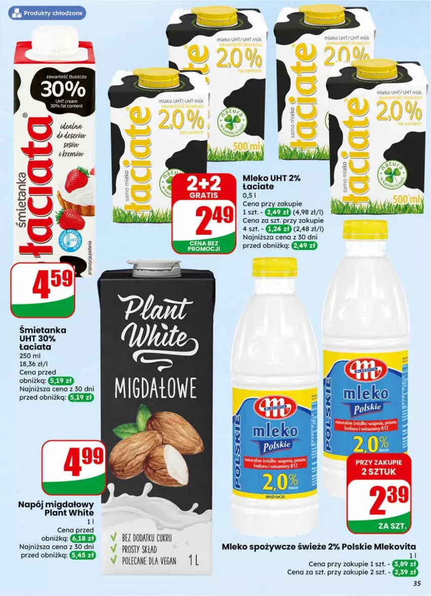 Gazetka promocyjna Dino - Gazetka 11 / 2026 - ważna 11.03 do 17.03.2026 - strona 35 - produkty: Mleko, Napój, Por