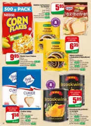 Gazetka promocyjna Dino - Gazetka 11 / 2026 - Gazetka - ważna od 17.03 do 17.03.2026 - strona 16 - produkty: Corn flakes, Cukier, Kaki, Syrop, Brzoskwinie, Babka, Bakalland