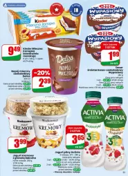 Gazetka promocyjna Dino - Gazetka 11 / 2026 - Gazetka - ważna od 17.03 do 17.03.2026 - strona 33 - produkty: Ser, Mop, Gra, Jogurt, Activia, Deliss, Bakoma, Deser, Jogurt pitny, Kinder, Miecz, Fa