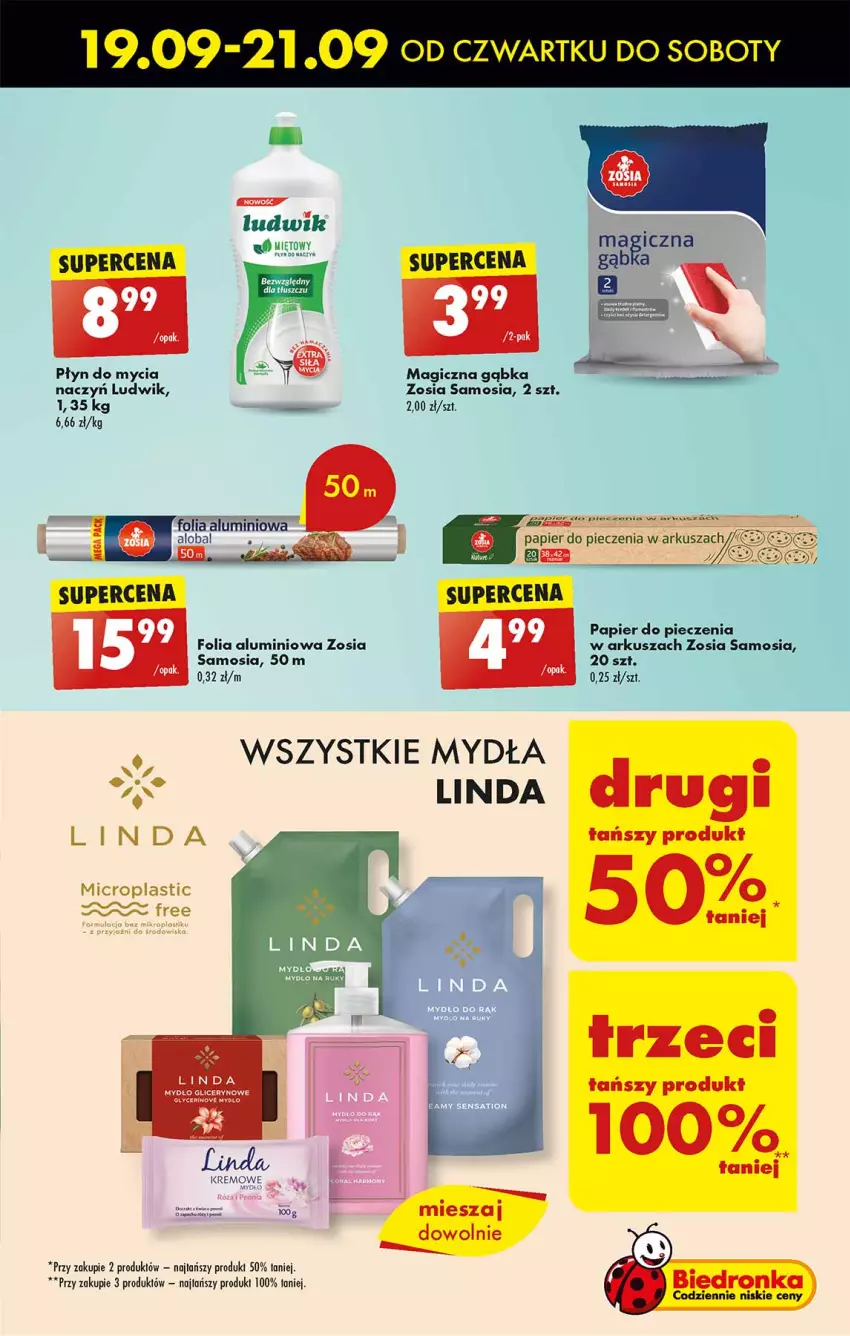 Gazetka promocyjna Biedronka - Od Czwartku - ważna 19.09 do 25.09.2024 - strona 55 - produkty: Folia aluminiowa, Kawa, Ludwik, Papier, Papier do pieczenia, Piec, Płyn do mycia