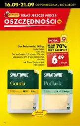 Gazetka promocyjna Biedronka - Od Czwartku - Gazetka - ważna od 25.09 do 25.09.2024 - strona 4 - produkty: Ser, Tera, Podlaski, Gouda, Mleko