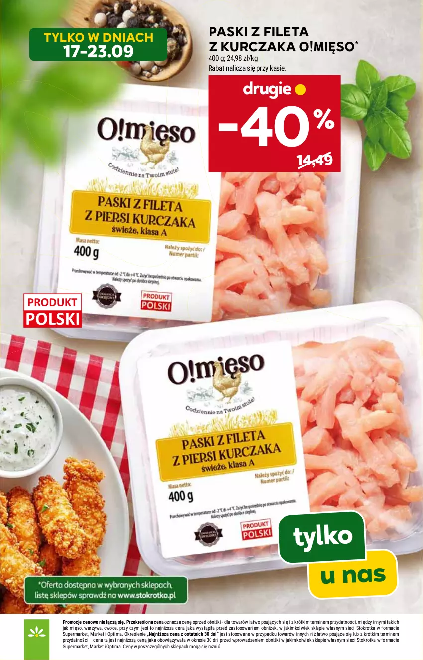Gazetka promocyjna Stokrotka - Market - ważna 17.09 do 23.09.2026 - strona 2 - produkty: HP, Kurczak, Mięso