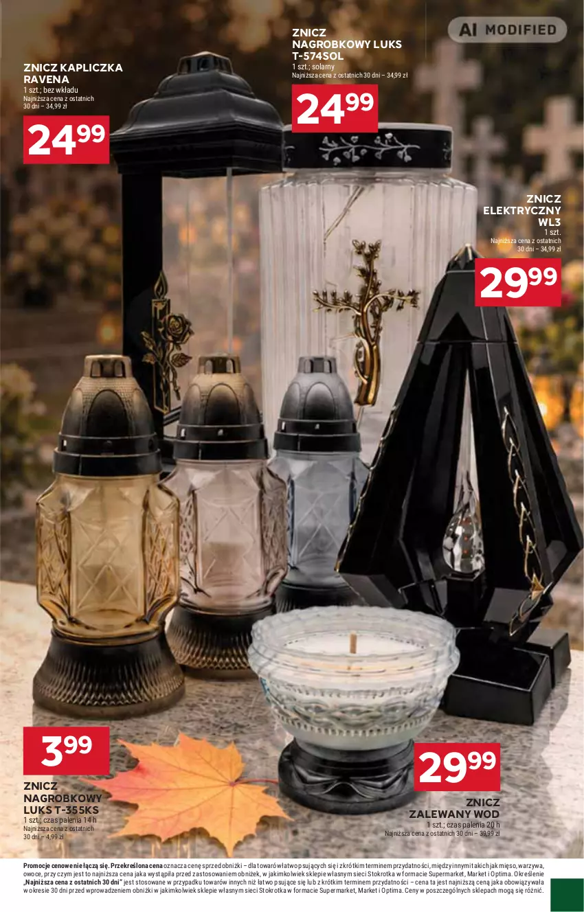 Gazetka promocyjna Stokrotka - Market - ważna 17.09 do 23.09.2026 - strona 29 - produkty: Mięso, Optima, Owoce, Warzywa, Znicz