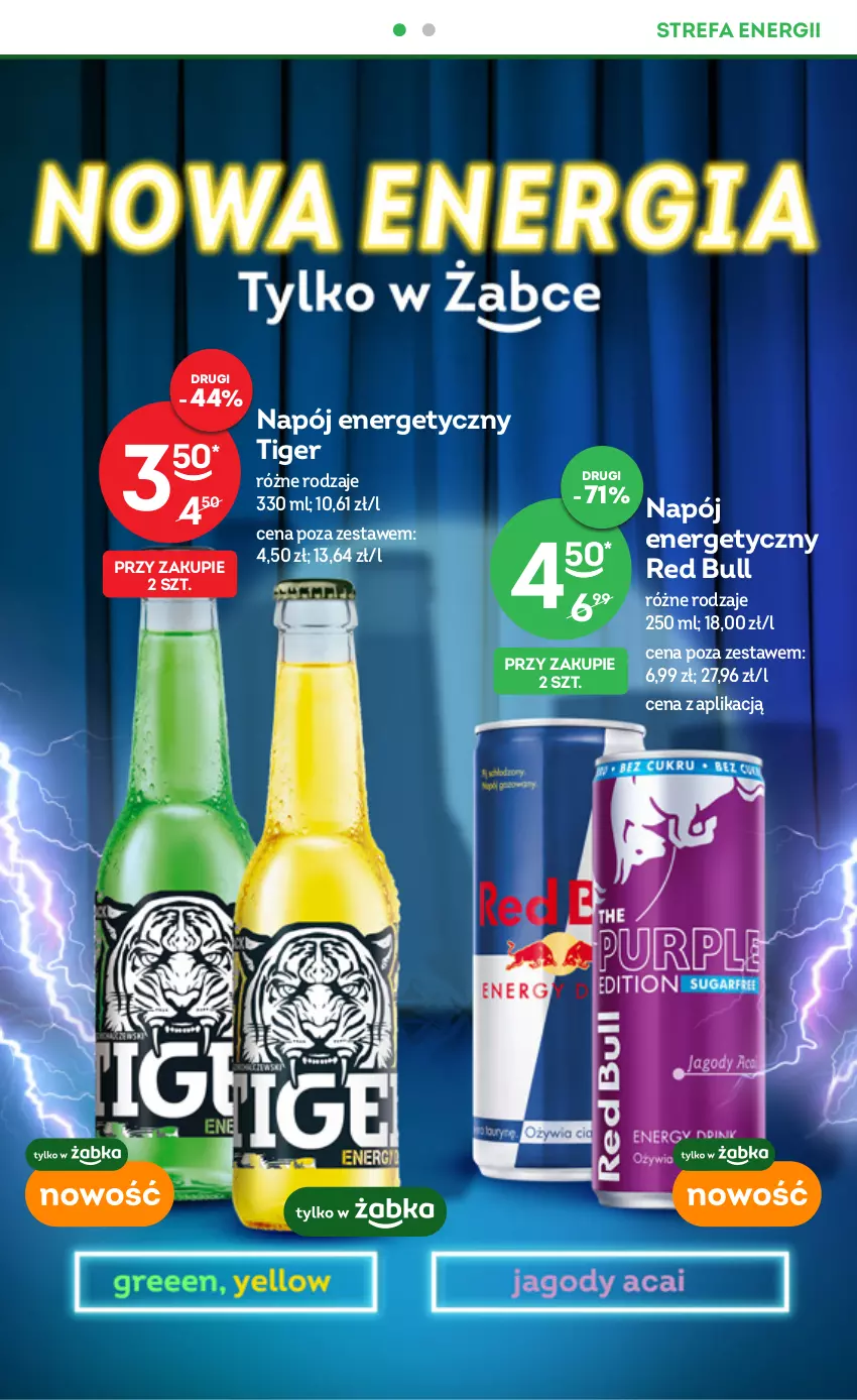 Gazetka promocyjna Żabka - ważna 11.03 do 11.04.2023 - strona 10 - produkty: Fa, Napój, Napój energetyczny, Red Bull, Tiger