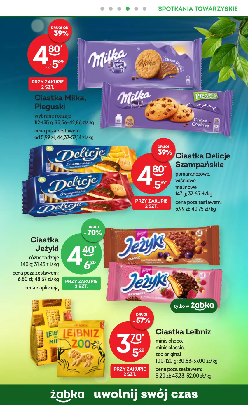 Gazetka promocyjna Żabka - ważna 11.03 do 11.04.2023 - strona 25 - produkty: Ciastka, Delicje, Gin, Jeżyki, Milka