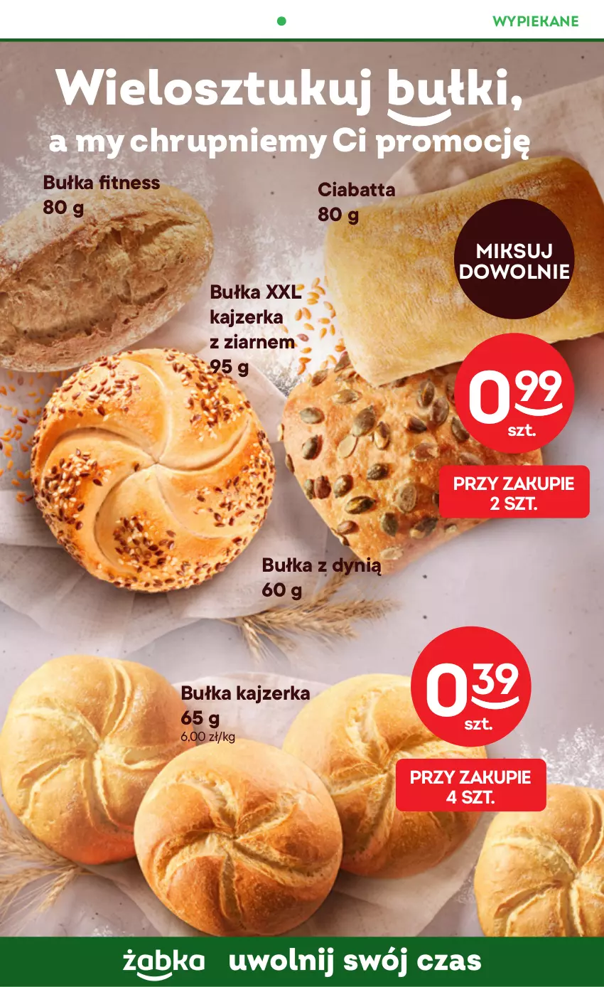 Gazetka promocyjna Żabka - ważna 11.03 do 11.04.2023 - strona 35 - produkty: Bułka, Bułka fitness, Ciabatta, Dynią, Kajzerka