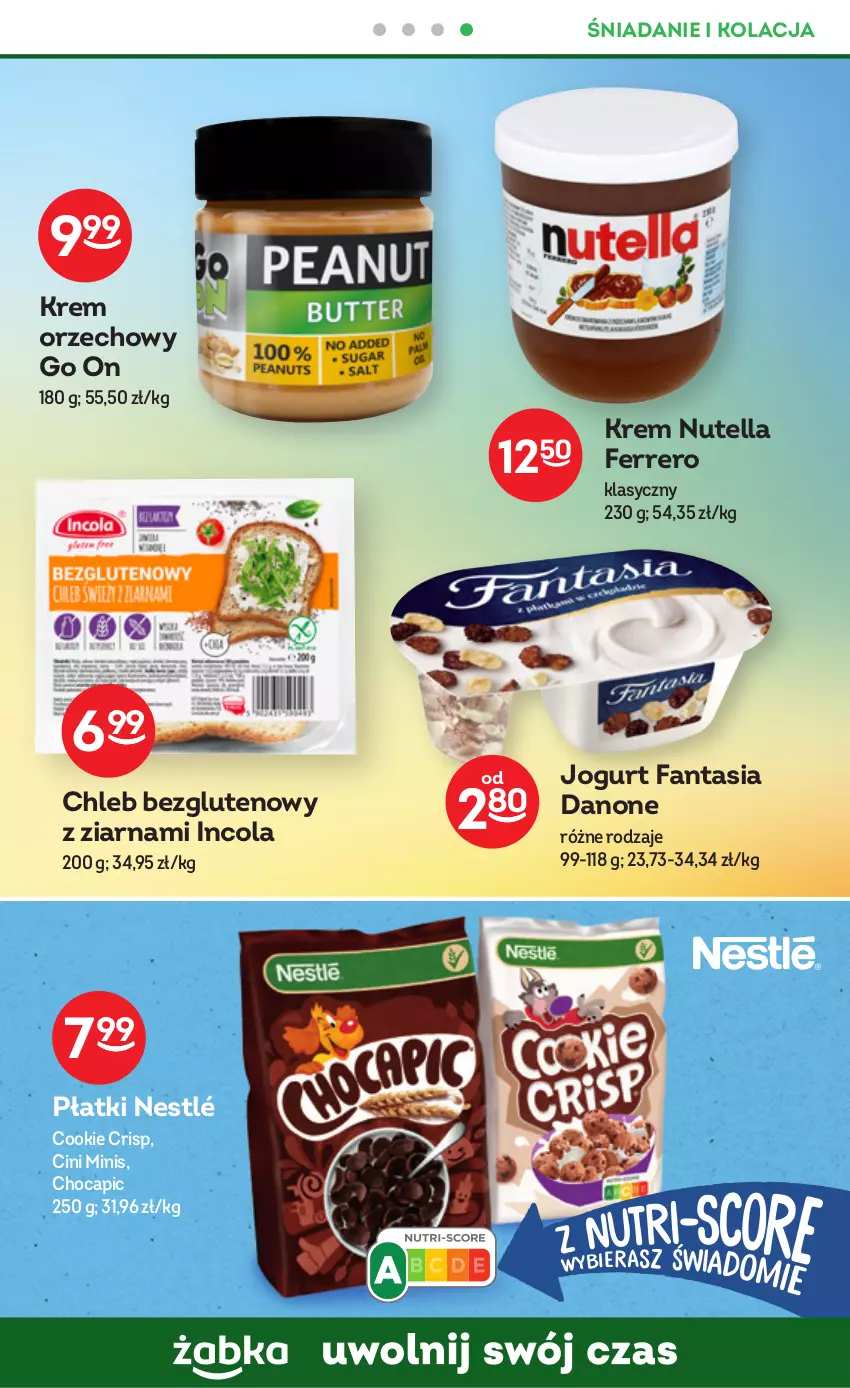 Gazetka promocyjna Żabka - ważna 11.03 do 11.04.2023 - strona 39 - produkty: Chleb, Chleb bezglutenowy, Cini Minis, Danone, Fa, Fanta, Ferrero, Jogurt, Krem orzechowy, Nestlé, Nutella