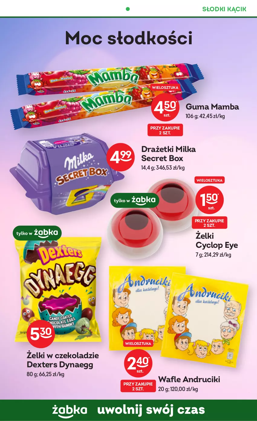 Gazetka promocyjna Żabka - ważna 11.03 do 11.04.2023 - strona 44 - produkty: AEG, Mamba, Milka, Wafle