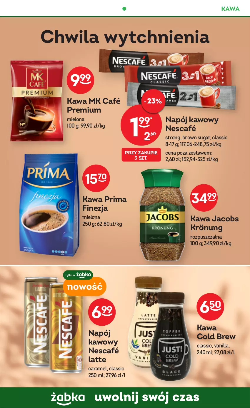 Gazetka promocyjna Żabka - ważna 11.03 do 11.04.2023 - strona 47 - produkty: Jacobs, Jacobs Krönung, Kawa, Napój, Nescafé, Prima