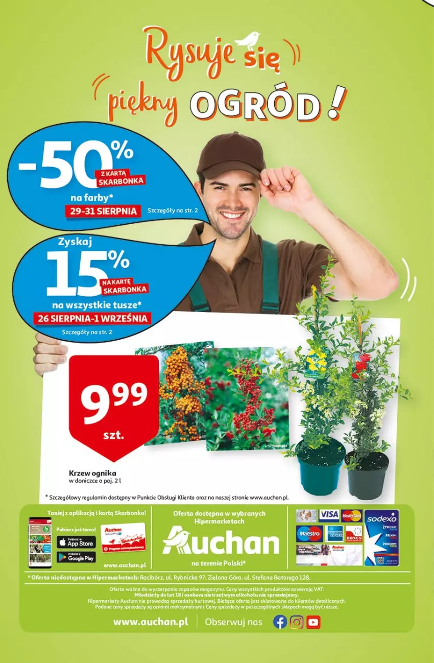 Gazetka promocyjna Auchan - Rysuje się coś wartego zapisania Hipermarkety - ważna 26.08 do 01.09.2021 - strona 36 - produkty: Tusz