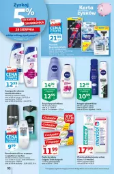 Gazetka promocyjna Auchan - Rysuje się coś wartego zapisania Hipermarkety - Gazetka - ważna od 01.09 do 01.09.2021 - strona 32 - produkty: Colgate Total, Płyn do płukania jamy ustnej, Dezodorant, Pasta do zębów, Płyn do płukania, Szampon, Elmex, Colgate, Antyperspirant, Nivea, LG, Fa