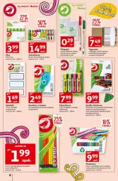 Gazetka promocyjna Auchan - Rysuje się coś wartego zapisania Hipermarkety - Gazetka - ważna od 01.09 do 01.09.2021 - strona 6 - produkty: Mop, Papier, Karteczki samoprzylepne, Długopis, Flamastry, Organizer, Klej, Tusz, Fa