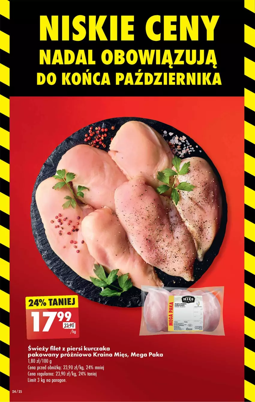 Gazetka promocyjna Biedronka - Od poniedzialku - ważna 02.10 do 07.10.2023 - strona 24 - produkty: Filet z piersi kurczaka, Kurczak
