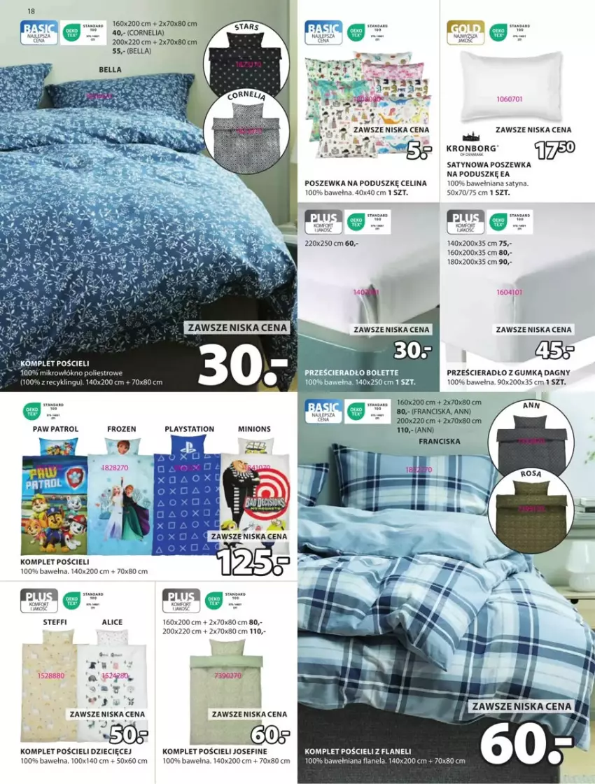 Gazetka promocyjna Jysk - ważna 23.04 do 11.05.2025 - strona 10 - produkty: Bell, Bella, Dzieci, Fa, Frozen, Komplet pościeli, PlayStation, Pościel, Poszewka, Prześcieradło, Wełna