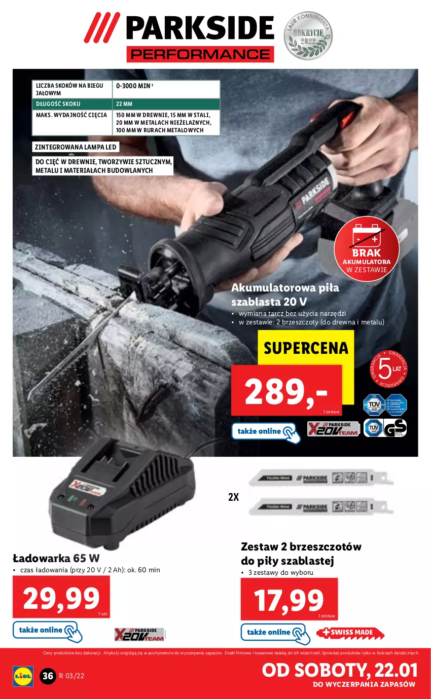 Gazetka promocyjna Lidl - GAZETKA - ważna 17.01 do 23.01.2022 - strona 38 - produkty: Akumulator, Lampa, Lampa LED, Rura, Warka