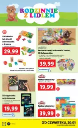Gazetka promocyjna Lidl - GAZETKA - Gazetka - ważna od 23.01 do 23.01.2022 - strona 26 - produkty: Układanka, Papier, Klocki