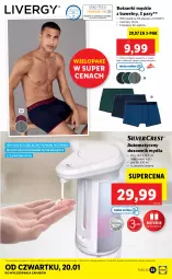 Gazetka promocyjna Lidl - GAZETKA - Gazetka - ważna od 23.01 do 23.01.2022 - strona 35 - produkty: Ser, Dozownik, Bokserki, Dozownik mydła