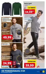 Gazetka promocyjna Lidl - GAZETKA - Gazetka - ważna od 23.01 do 23.01.2022 - strona 7 - produkty: Sweter, Spodnie