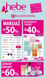 Gazetka promocyjna Hebe - Gazetka - Gazetka - ważna od 18.05 do 18.05.2022 - strona 1 - produkty: Makijaż, Ser, Rum, Serum do twarzy, Eveline, Płyn micelarny, Serum, Tonik, Tonik do twarzy, Mars, Dermika, Garnier, Nacomi