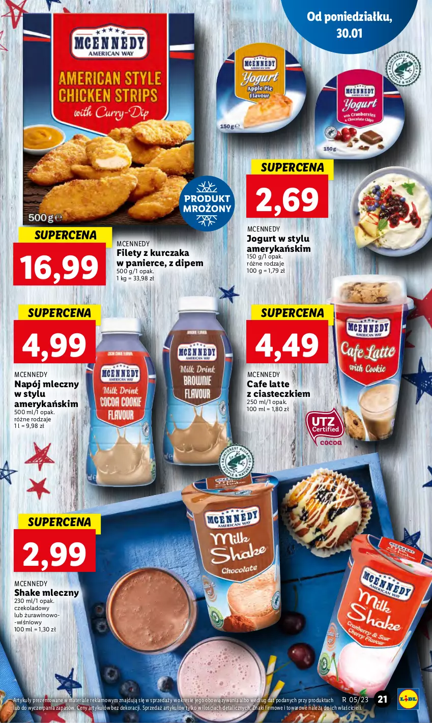 Gazetka promocyjna Lidl - GAZETKA - ważna 30.01 do 01.02.2023 - strona 25 - produkty: Jogurt, Kurczak, Napój, Napój mleczny, Wino