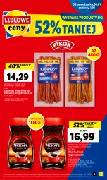 Gazetka promocyjna Lidl - GAZETKA - Gazetka - ważna od 01.02 do 01.02.2023 - strona 11 - produkty: Nescafé, Kawa rozpuszczalna, Por, Kawa, PIKOK, Kabanos