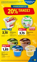 Gazetka promocyjna Lidl - GAZETKA - Gazetka - ważna od 01.02 do 01.02.2023 - strona 17 - produkty: Ser, Gra, Twaróg, Rolmlecz, Serek, Pilos, Twaróg półtłusty, Deser