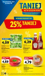 Gazetka promocyjna Lidl - GAZETKA - Gazetka - ważna od 01.02 do 01.02.2023 - strona 18 - produkty: Ketchup, Hummus, Mus, Zupa, Sałat, Heinz