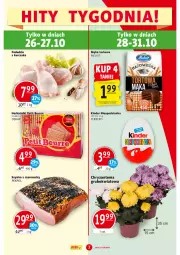 Gazetka promocyjna Prim Market - Gazetka - ważna od 31.10 do 31.10.2023 - strona 7 - produkty: Kurczak, Herbatniki Petit Beurre, Chryzantema, Pekpol, Melvit, Szynka, Herbatniki, Mąka, Ferrero, Mąka tortowa, Kinder