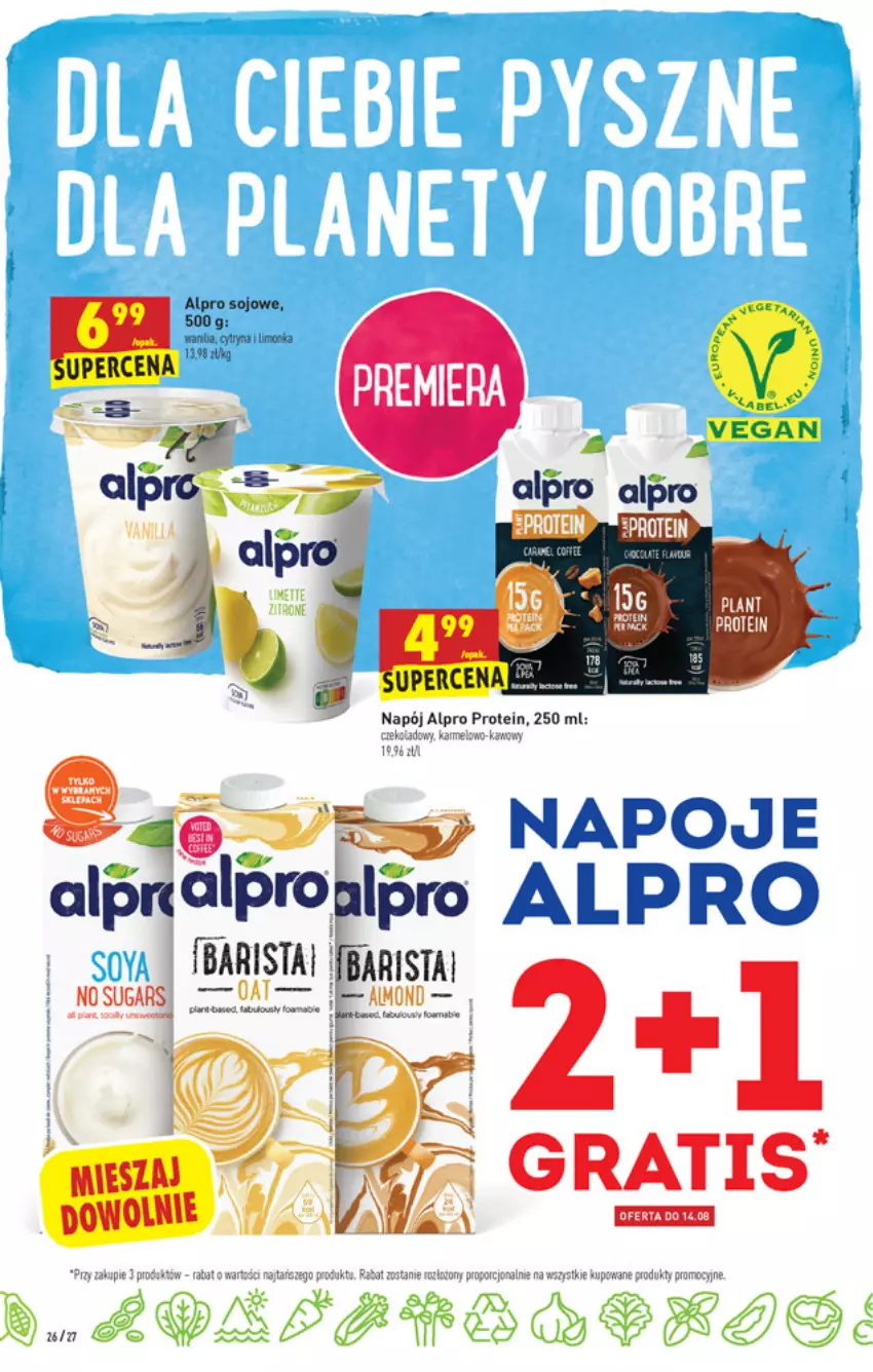 Gazetka promocyjna Biedronka - W tym tygodniu - ważna 12.08 do 18.08.2021 - strona 26 - produkty: Alpro, Fa, Gra, Napój, Napoje, Por