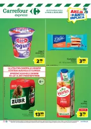 Gazetka promocyjna Carrefour - Gazetka Express - Gazetka - ważna od 20.02 do 20.02.2023 - strona 2 - produkty: Piwa, Gra, Jogurt, Mlekovita, Czekolada, Mleko