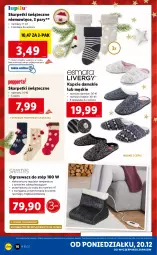Gazetka promocyjna Lidl - GAZETKA - Gazetka - ważna od 24.12 do 24.12.2021 - strona 10 - produkty: Piec, Top, Mus, Kapcie, Karp, Skarpetki