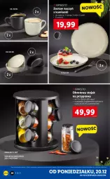 Gazetka promocyjna Lidl - GAZETKA - Gazetka - ważna od 24.12 do 24.12.2021 - strona 28 - produkty: Stojak, Pojemnik, Przyprawy, Talerz