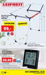 Gazetka promocyjna Lidl - GAZETKA - Gazetka - ważna od 24.12 do 24.12.2021 - strona 40 - produkty: Sypialnia, Stacja pogodowa, Asus, Suszarka, Suszarka na pranie, Ogród, LG