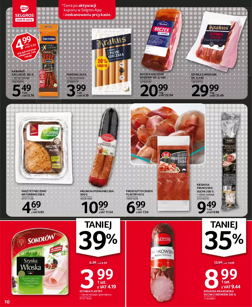 Gazetka promocyjna Selgros - Oferta spożywcza - ważna 07.01 do 20.01.2021 - strona 10