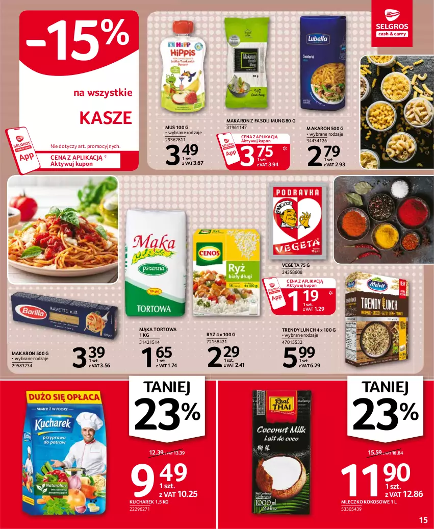 Gazetka promocyjna Selgros - Oferta spożywcza - ważna 07.01 do 20.01.2021 - strona 15