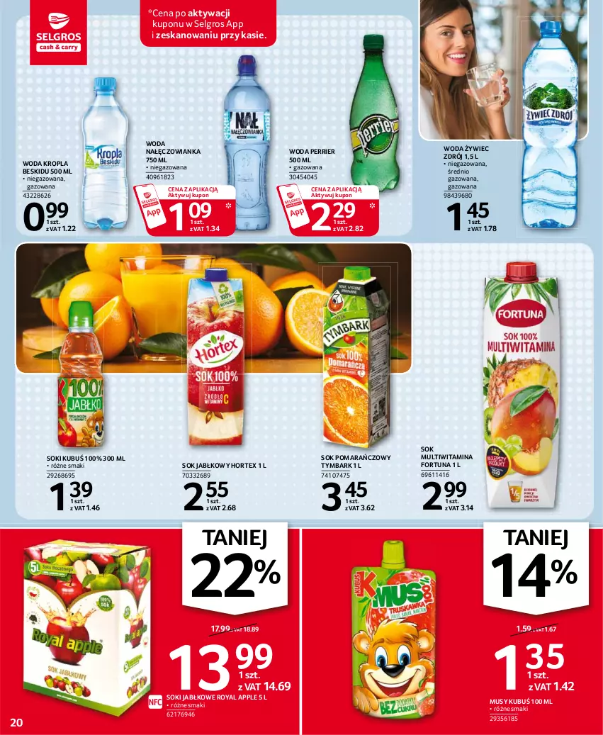 Gazetka promocyjna Selgros - Oferta spożywcza - ważna 07.01 do 20.01.2021 - strona 20