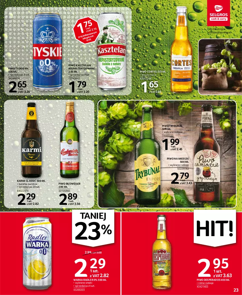 Gazetka promocyjna Selgros - Oferta spożywcza - ważna 07.01 do 20.01.2021 - strona 23