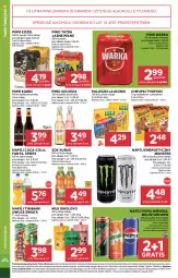 Gazetka promocyjna Stokrotka - Supermarket - Gazetka - ważna od 15.04 do 15.04.2026 - strona 28 - produkty: Piwa, Piwo, Warzywa, Sok, Lajkonik, Mus, Gry, Gra, Napój energetyczny, Mirinda, Coca-Cola, Chrupki, Warka, Tatra, Pepsi, Optima, Tymbark, Fanta, Owoce, Kubuś, Sprite, Karmi, Napój, Mięso, Kozel, Fa