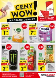 Gazetka promocyjna Intermarche - Gazetka - ważna od 06.11 do 06.11.2024 - strona 2 - produkty: Sok, Ręcznik kuchenny, Chrupki, Sok jabłkowy, Ręcznik, Mąka, Mola, Przysnacki, Tymbark, Mąka pszenna, Napój