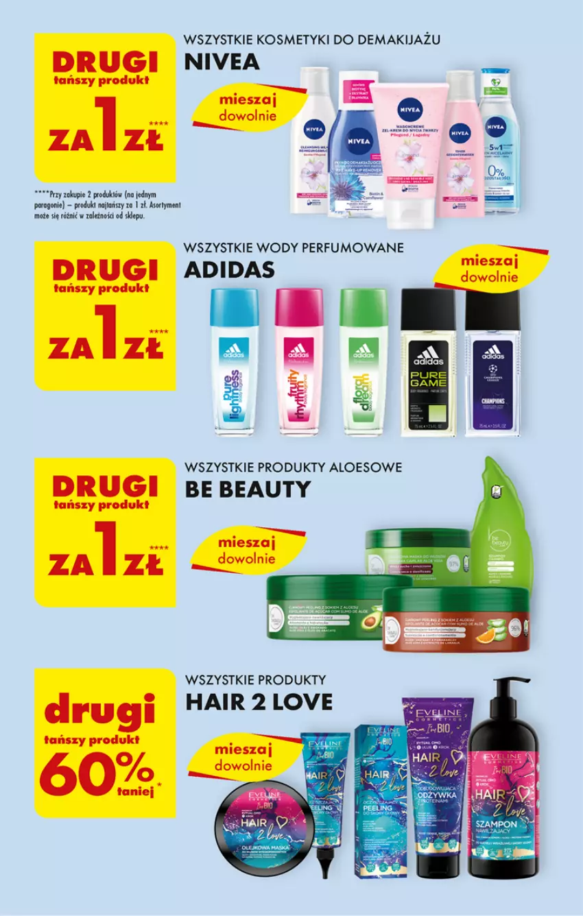 Gazetka promocyjna Biedronka - Od poniedzialku - ważna 10.07 do 15.07.2023 - strona 41 - produkty: Adidas, Be Be, Makijaż, Nivea, Perfum