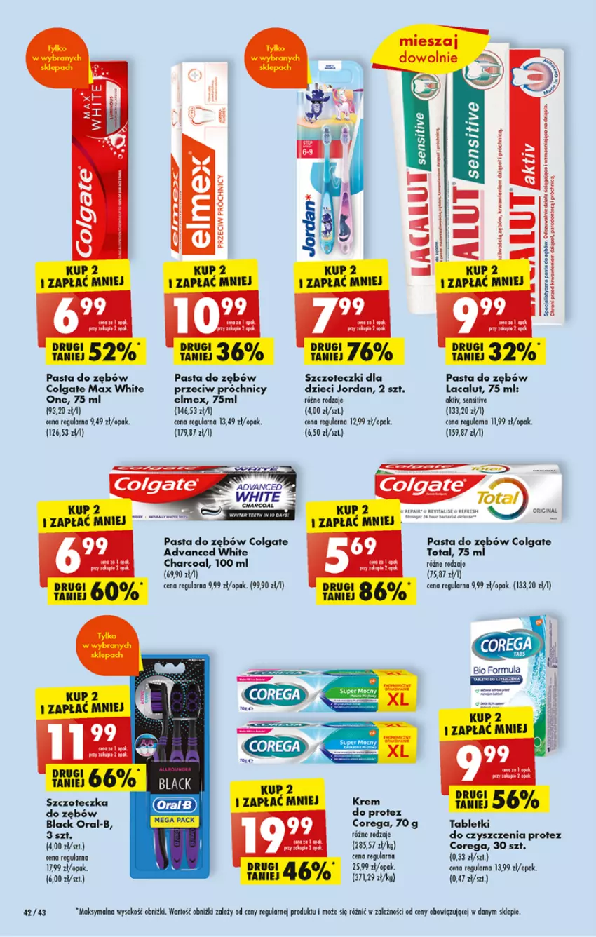 Gazetka promocyjna Biedronka - Od poniedzialku - ważna 10.07 do 15.07.2023 - strona 42 - produkty: Colgate, Corega, Dzieci, Elmex, Lacalut, Lack, LG, Pasta do zębów, Sok, Tablet