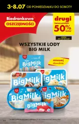 Gazetka promocyjna Biedronka - Od poniedzialku - Gazetka - ważna od 15.07 do 15.07.2023 - strona 10 - produkty: Por, Big Milk, Lody