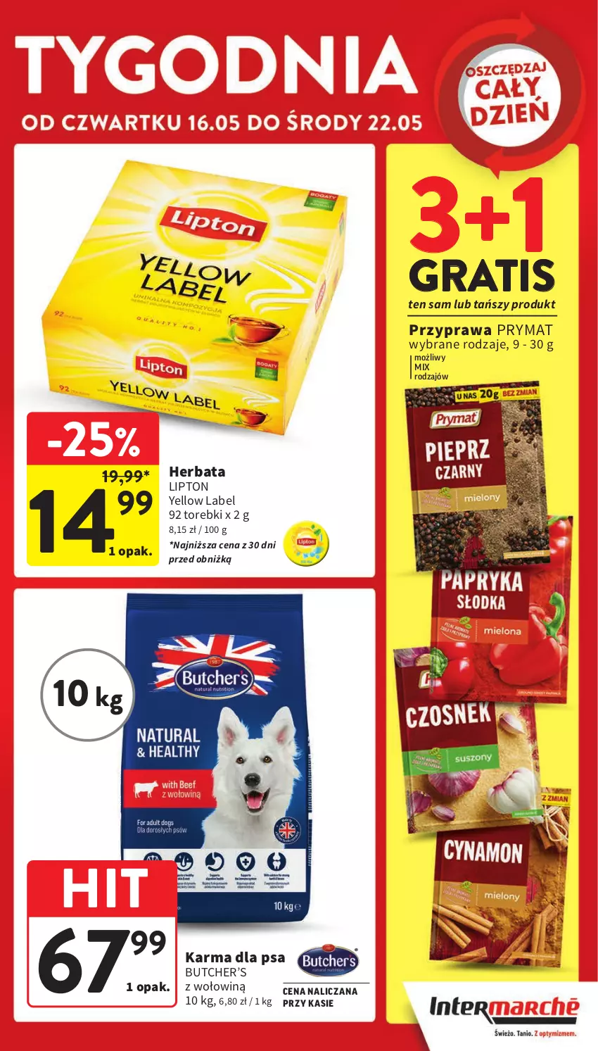 Gazetka promocyjna Intermarche - ważna 16.05 do 22.05.2024 - strona 3 - produkty: Gra, Herbata, Lipton, Prymat