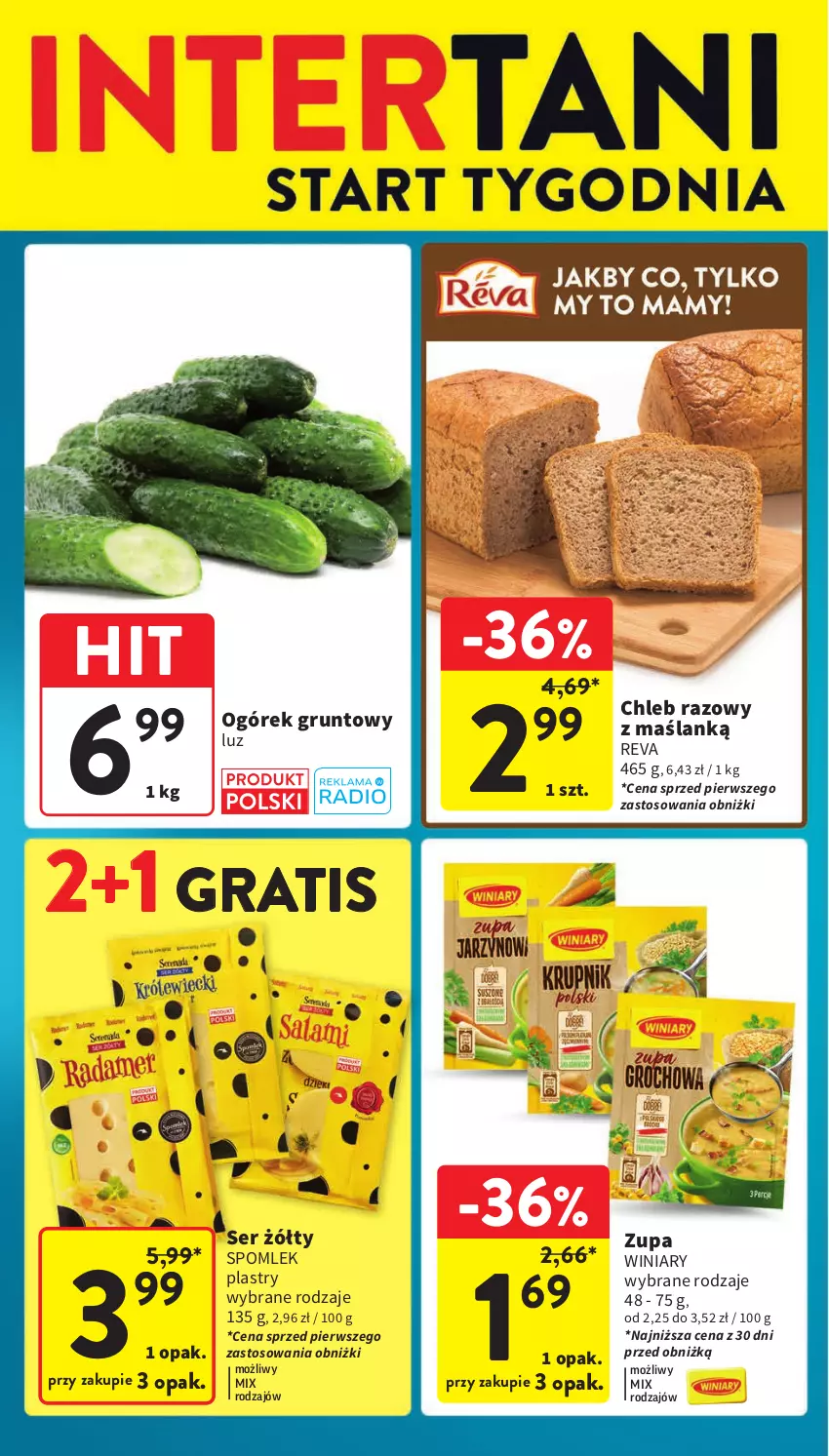 Gazetka promocyjna Intermarche - ważna 16.05 do 22.05.2024 - strona 8 - produkty: Chleb, Gra, Grunt, Ogórek, Ser, Winiary, Zupa